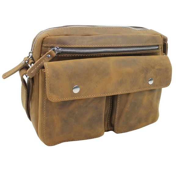 Leather Casual Messenger Bag LM09VB